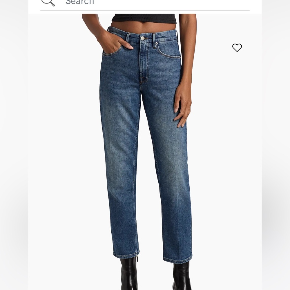 NWT Good American, Good Icon Straight leg jeans